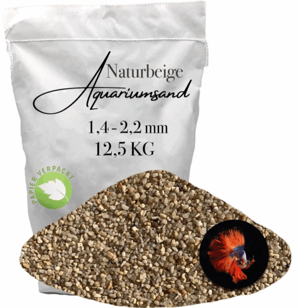 Aquariumsand Aquariumkies Aquariensand 125 kg Bodengrund 14 22 mm 145897825807