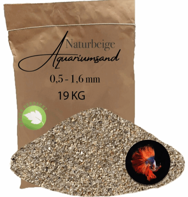 Aquariumsand Aquariumkies Aquariensand 19 kg Aquarienkies Bodengrund Natursand 146399930857