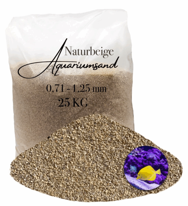 Aquariumsand Aquariumkies Aquariensand 25kg Aquarienkies Bodengrund Natursand 145653294457