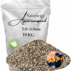 Aquariumsand Aquariumkies Aquariensand Aquarienkies 10 kg 2,0-4,0 mm Natursand