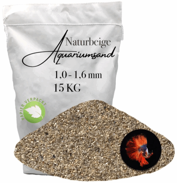 Aquariumsand Aquariumkies Aquariensand Aquarienkies Bodengrund 15 kg 10 16 mm 145878893957