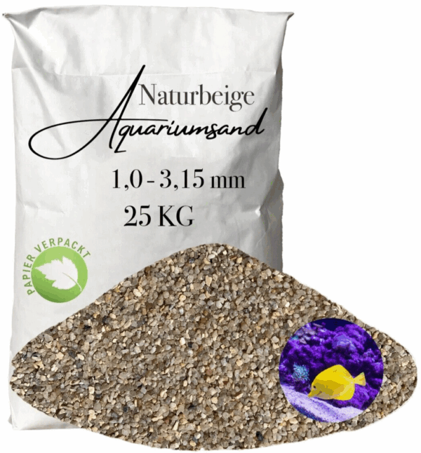 Aquariumsand papierverpackt Aquariumkies Aquariensand Aquarienkies Bodengrund 145888017527