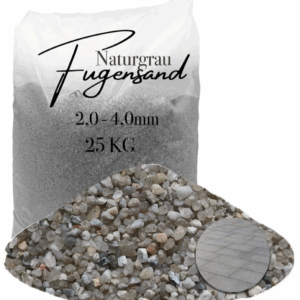 Fugensand grau fein 2,0-4,0 mm Pflasterfugensand Terrasse Pflaster verfugen