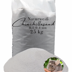 Hamster Chinchillasand Mäuse Ratten weiß Badesand Staubbad  fein Fellpflege