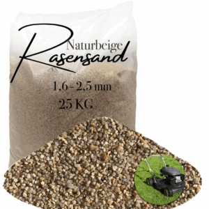 Rasensand Gartensand 25 kg Quarzsand für Rasenerde Bodenverbesserung