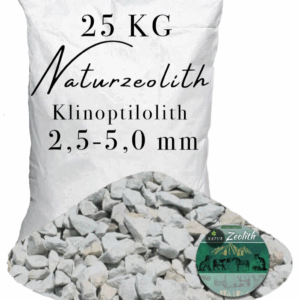 Zeolith 2,5-5,0 mm 25kg Phosphatbinder Klinoptilolith Zeoliet Filtermaterial