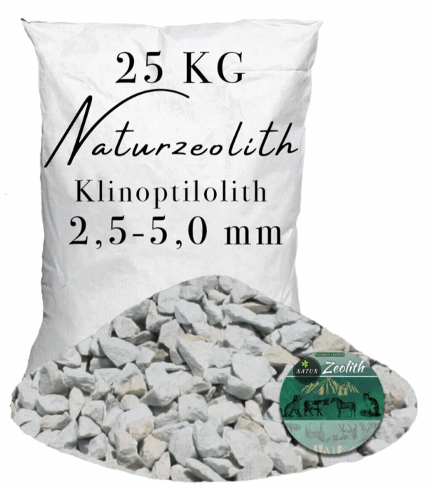Zeolith 25 50 mm 25kg Phosphatbinder Klinoptilolith Zeoliet Filtermaterial 145735275367
