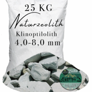 Zeolith 4,0-8,0 mm 25kg Phosphatbinder Klinoptilolith Zeoliet Filtermaterial