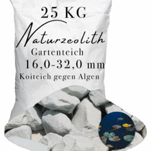 Zeolith für Garten Teich 16,0-32,0 mm Wasserverbesserer Teichpflege Teichfilter