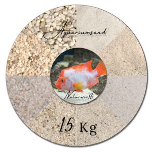 weisser Aquariumsand Aquariumkies Aquariensand Aquarienkies 15kg Bodengrund 145144413497