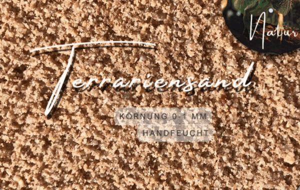 10 kg grabfähiger Terrariumsand Terrariensand terrakotta Bodengrund handfeucht – Bild 3