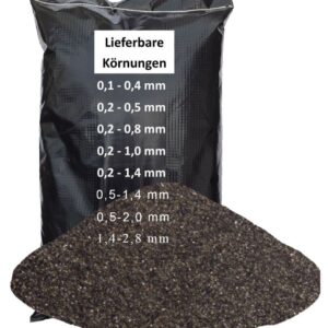 25 kg Strahlmittel Strahlgut Sandstrahlen Strahlsand Strahlschlacke Schlacke