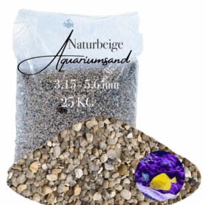 Aquariumkies 3,15-5,6 mm Aquariumsand Aquariensand Aquarienkies 25kg Bodengrund
