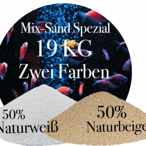Aquariumsand 19 KG Mix Sand Beige Weiss 01 06 mm Aquariensand Bodengrund 146399930798