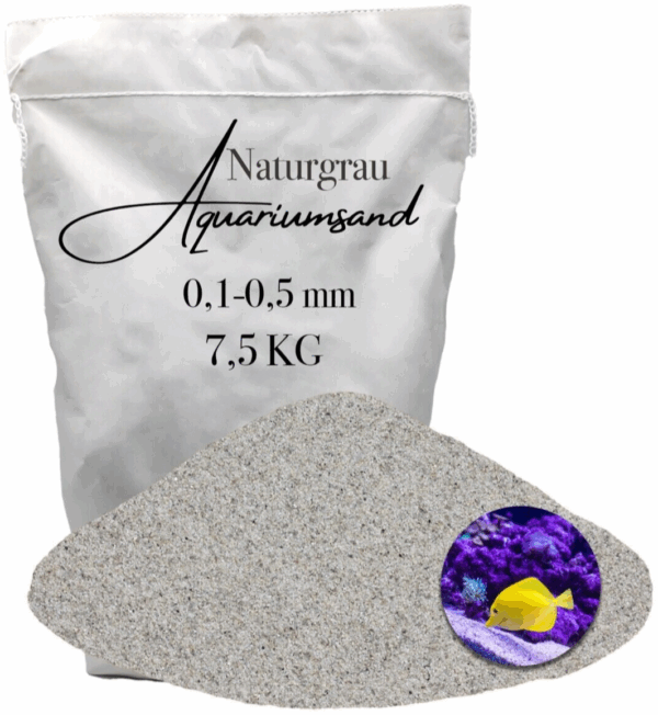 Aquariumsand Aquariumkies 01 05mm Aquariensand Aquarienkies Bodengrund grau 145903814788