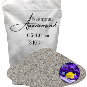 Aquariumsand Aquariumkies 0,5-1,0mm Aquariensand Aquarienkies Bodengrund 3 KG