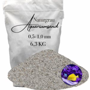 Aquariumsand Aquariumkies 0,5-1,0mm Aquariensand Aquarienkies Bodengrund 6,3 KG