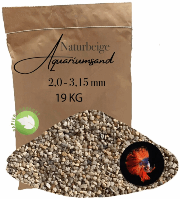 Aquariumsand Aquariumkies 20 315 mm Aquariensand Aquarienkies 19 kg Bodengrund 146399930718