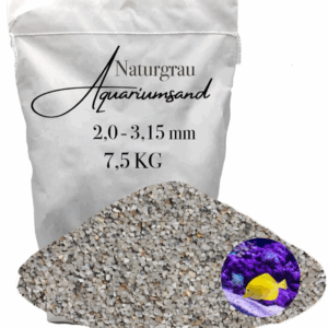 Aquariumsand Aquariumkies 20 315 mm Aquariensand Aquarienkies Bodengrund grau 145903813258