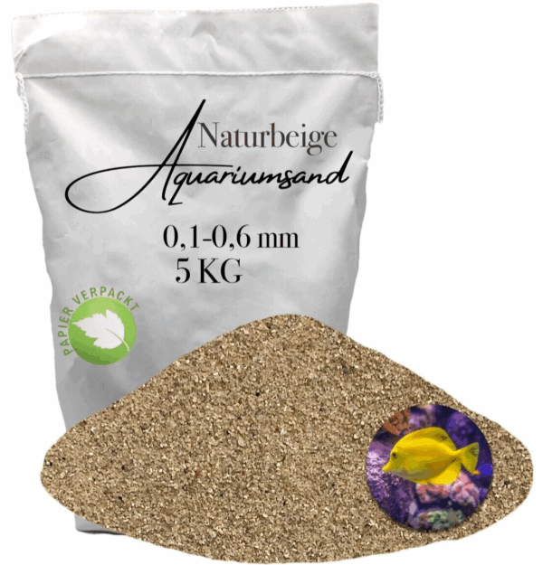 Aquariumsand Aquariumkies 5 KG Aquariensand Aquarienkies Bodengrund 01 06 mm 145894380188