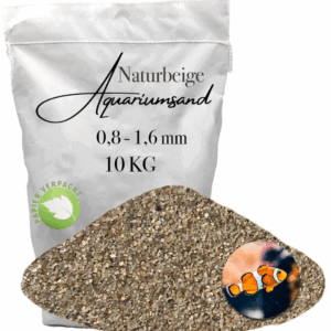 Aquariumsand Aquariumkies Aquariensand 10 kg Aquarienkies Bodengrund 0,8-1,6 mm