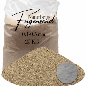 Fugensand Einkehrsand 0,1-0,5 mm Pflasterfugensand Terrasse Pflaster verfugen