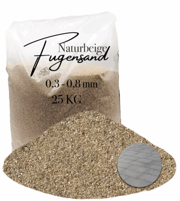 Fugensand Einkehrsand 03 08 mm Pflasterfugensand Terrasse Pflaster verfugen 145814656788