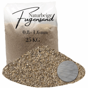 Fugensand Einkehrsand 0,8-1,6 mm Pflasterfugensand Terrasse Pflaster verfugen