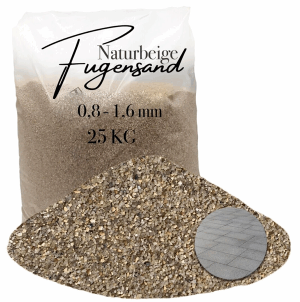 Fugensand Einkehrsand 08 16 mm Pflasterfugensand Terrasse Pflaster verfugen 145814693628