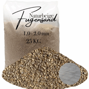 Fugensand Einkehrsand 1,0-2,0 mm Pflasterfugensand Terrasse Pflaster verfugen