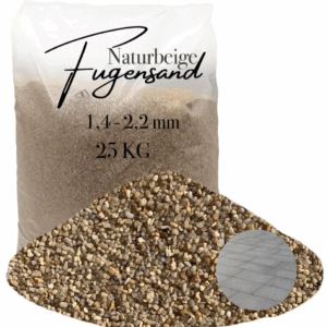 Fugensand Einkehrsand 1,4-2,2 mm Pflasterfugensand Terrasse Pflaster verfugen
