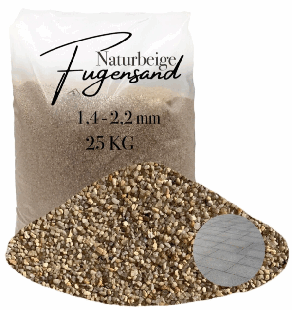 Fugensand Einkehrsand 14 22 mm Pflasterfugensand Terrasse Pflaster verfugen 145814731398
