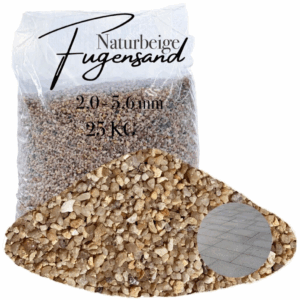 Fugensand Einkehrsand 2,0-5,6 mm Pflasterfugensand Terrasse Pflaster verfugen