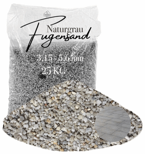 Fugensand grau fein 315 56 mm Pflasterfugensand Terrasse Pflaster verfugen 145836684798