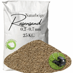 Rasensand Gartensand 25 kg Quarzsand für Rasenerde Bodenverbesserung Papiersack