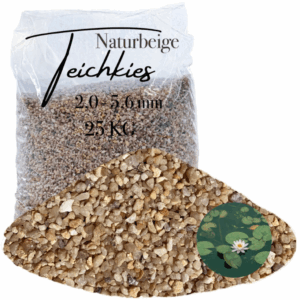 Teichkies 25kg 2 56 mm keimfrei Uferzone Unterbau Quelle Garten Teich Bachlauf 146600547138