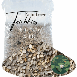 Teichkies 25kg 8 16mm keimfrei Uferzone Unterbau Quelle Garten Teich Bachlauf 146600541318