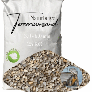 Terrariensand Terrariumsand Sand Bodengrund 30 60mm naturbeige grabfaehig 25kg 145825444578
