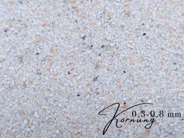 Vogelsand 03 08mm weiss 15 kg keimfrei ohne Zusatzstoffe wie Anis und Grit 145627311908 2