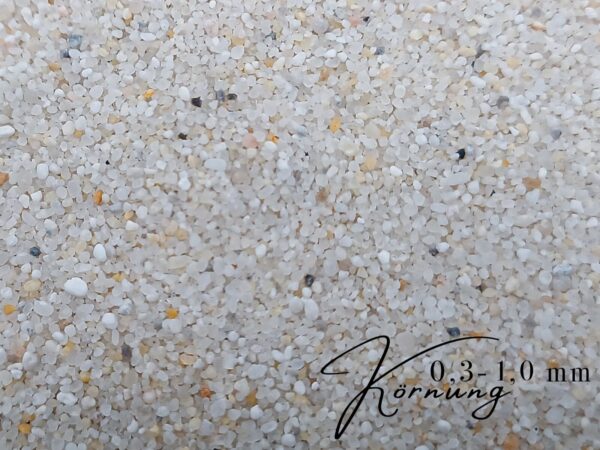Vogelsand 03 10mm weiss keimfrei ohne Zusatzstoffe wie Anis und Grit 10 kg 145628705698 2