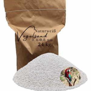 Vogelsand 04 08mm weiss keimfrei ohne Zusatzstoffe wie Anis und Grit 146399930768
