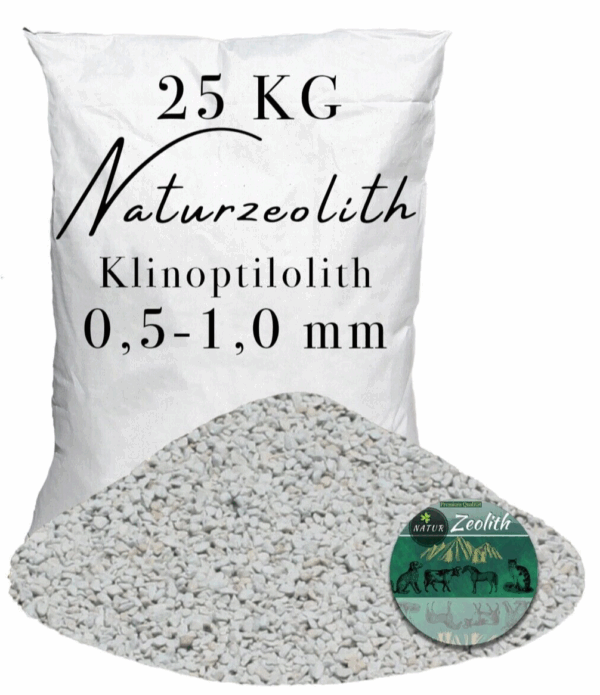 Zeolith 05 10 mm 25kg Phosphatbinder Klinoptilolith Zeoliet Filtermaterial 145735266848