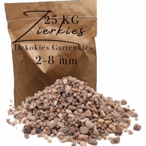 Zierkies 25 kg Quarzkies Buntkies Teich Pflanzenkies Garten Wegekies Traufenkies 145689092638