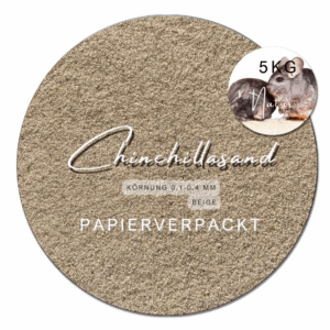 5 kg Chinchilla Sand beige 0,1-0,4mm Badesand Staubbad Hamster Mäuse Papiersack