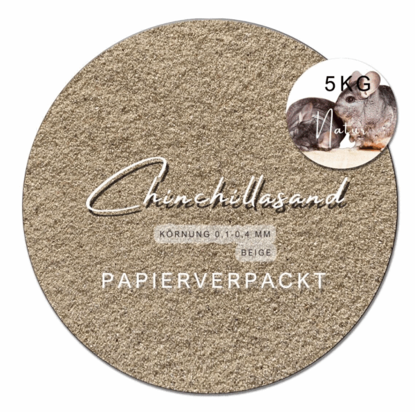 5 kg Chinchilla Sand beige 01 04mm Badesand Staubbad Hamster Maeuse Papiersack 145138913789