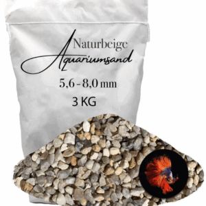 Aquariumkies 5,6-8,0 mm Aquariumsand Aquariensand Aquarienkies 3 kg Bodengrund