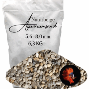 Aquariumkies 5,6-8,0 mm Aquariumsand Aquariensand Aquarienkies 6,3 kg Bodengrund