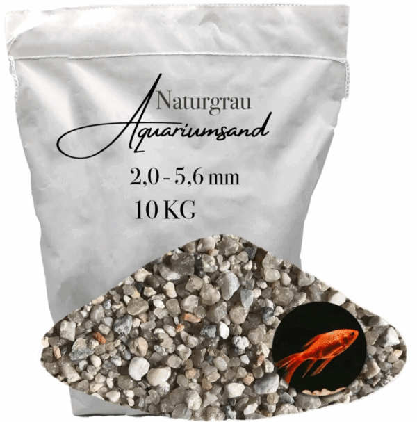 Aquariumsand 10KG Aquariumkies 20 56 mm Aquarienkies Bodengrund grau Quarzsand 145886812779