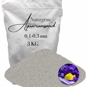 Aquariumsand Aquariumkies 0,1-0,3mm Aquariensand Aquarienkies Bodengrund 3 KG
