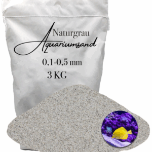 Aquariumsand Aquariumkies 0,1-0,5mm Aquariensand Aquarienkies Bodengrund grau